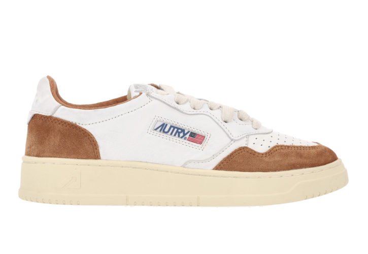 Autry Medalist Leather & Suede Bicolor